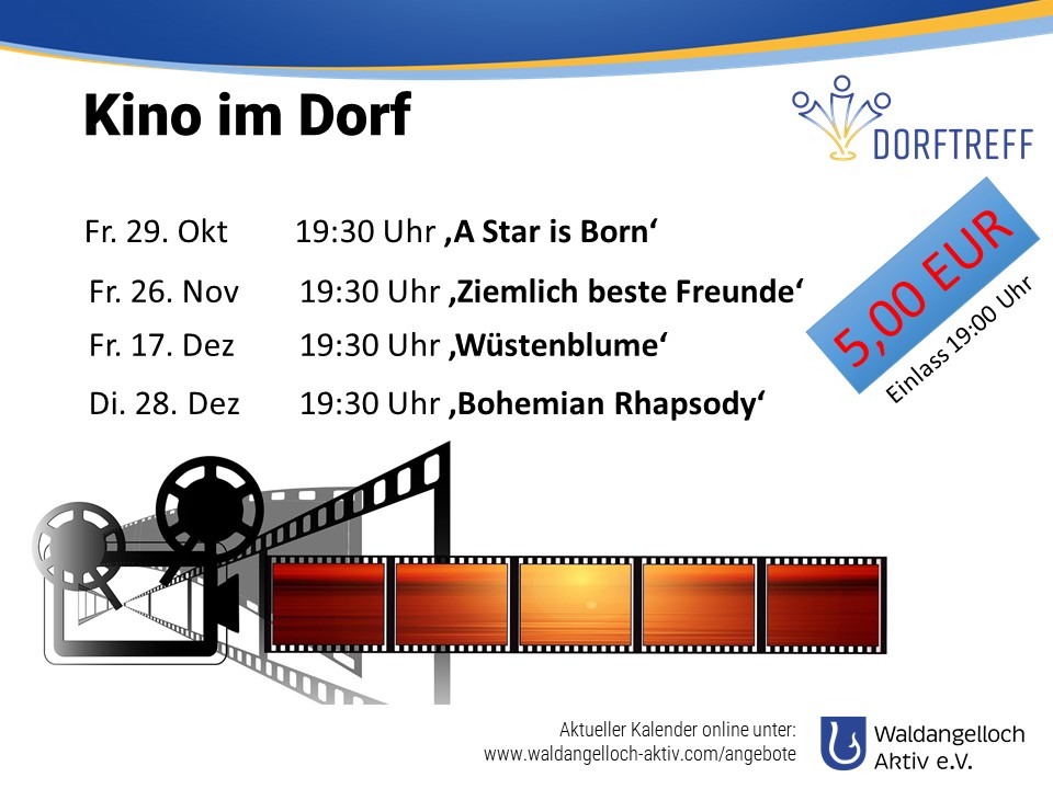 Dorfkino Fr. 29.10.21 'A Star is Born'
