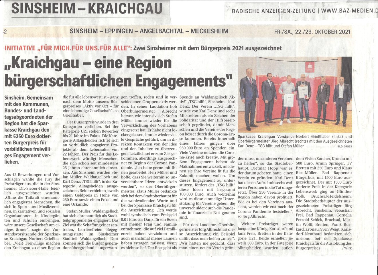 BAZ Kraichgau - eine Region bürgerschaftlichen Engagements