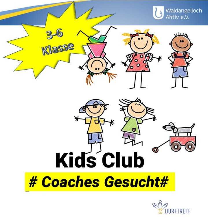 Idee: Kids Club in Waldangelloch - Wir suchen Coaches!
