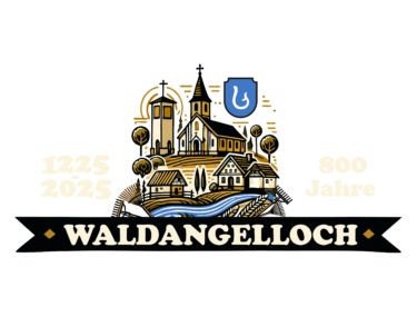 800 Jahre Waldangelloch LOGO