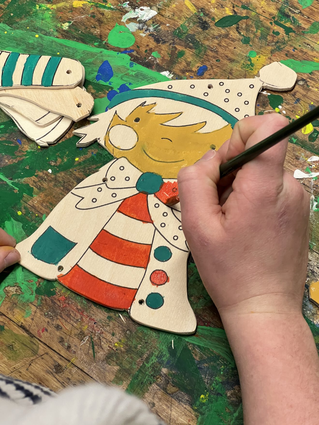 Werken AG - Projekt Hampelmänner